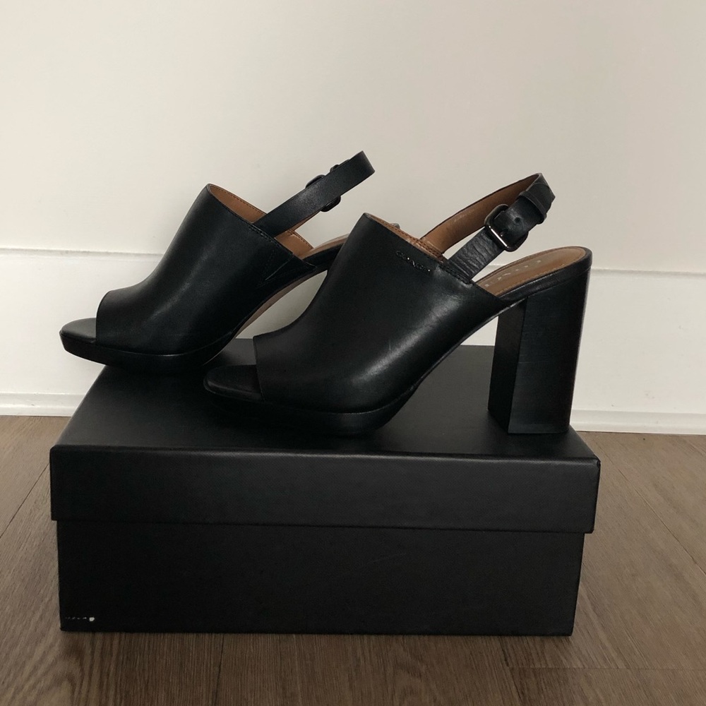 NWT Coach Brady Saddle Semi Calf Heels